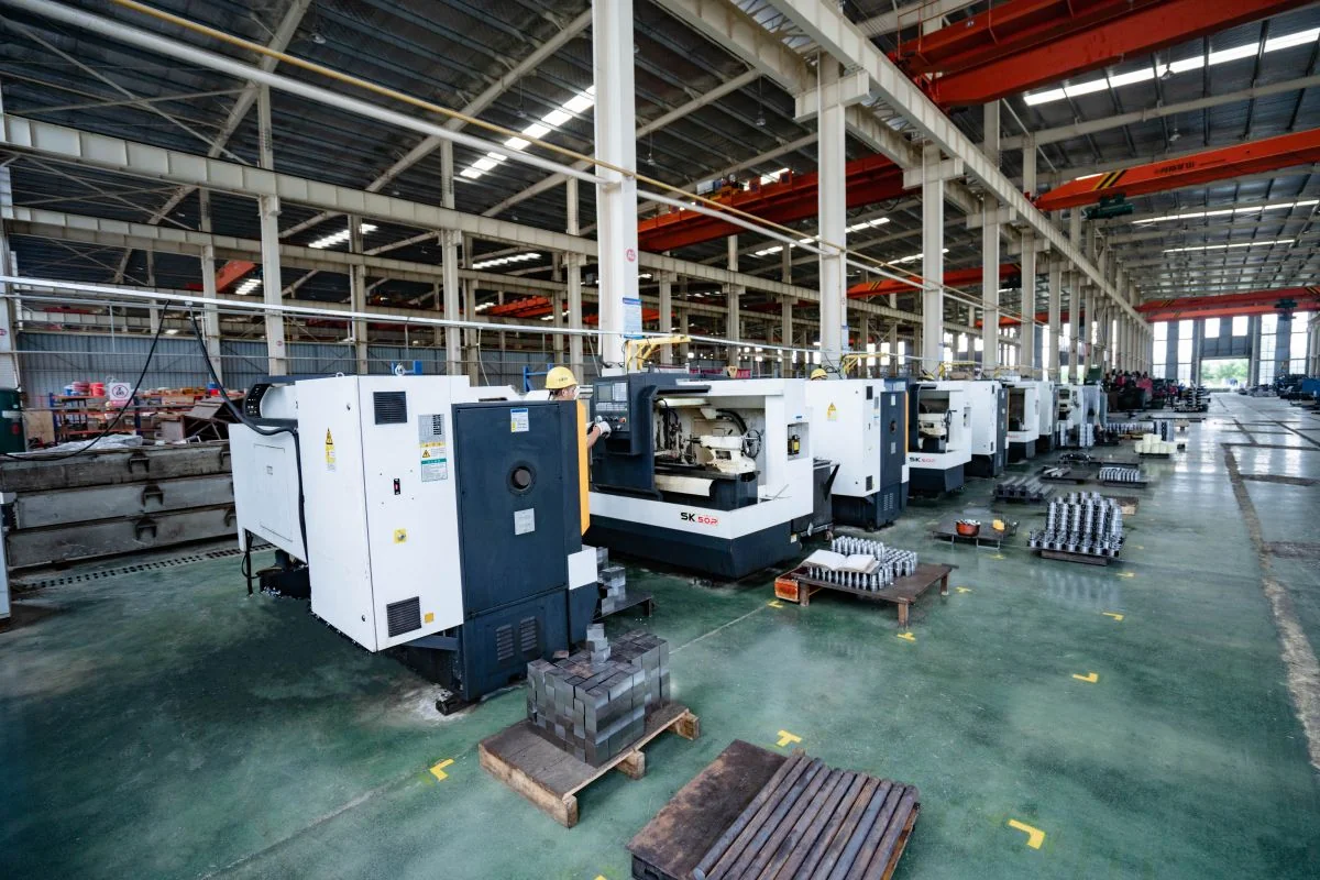5-axis CNC precision grinding of industrial blades at Sureay Machinery